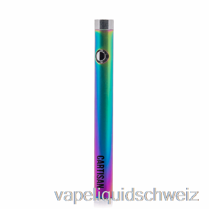 Cartisan Slim Button 280 510 Batterie Rainbow Vape Ohne Nikotin